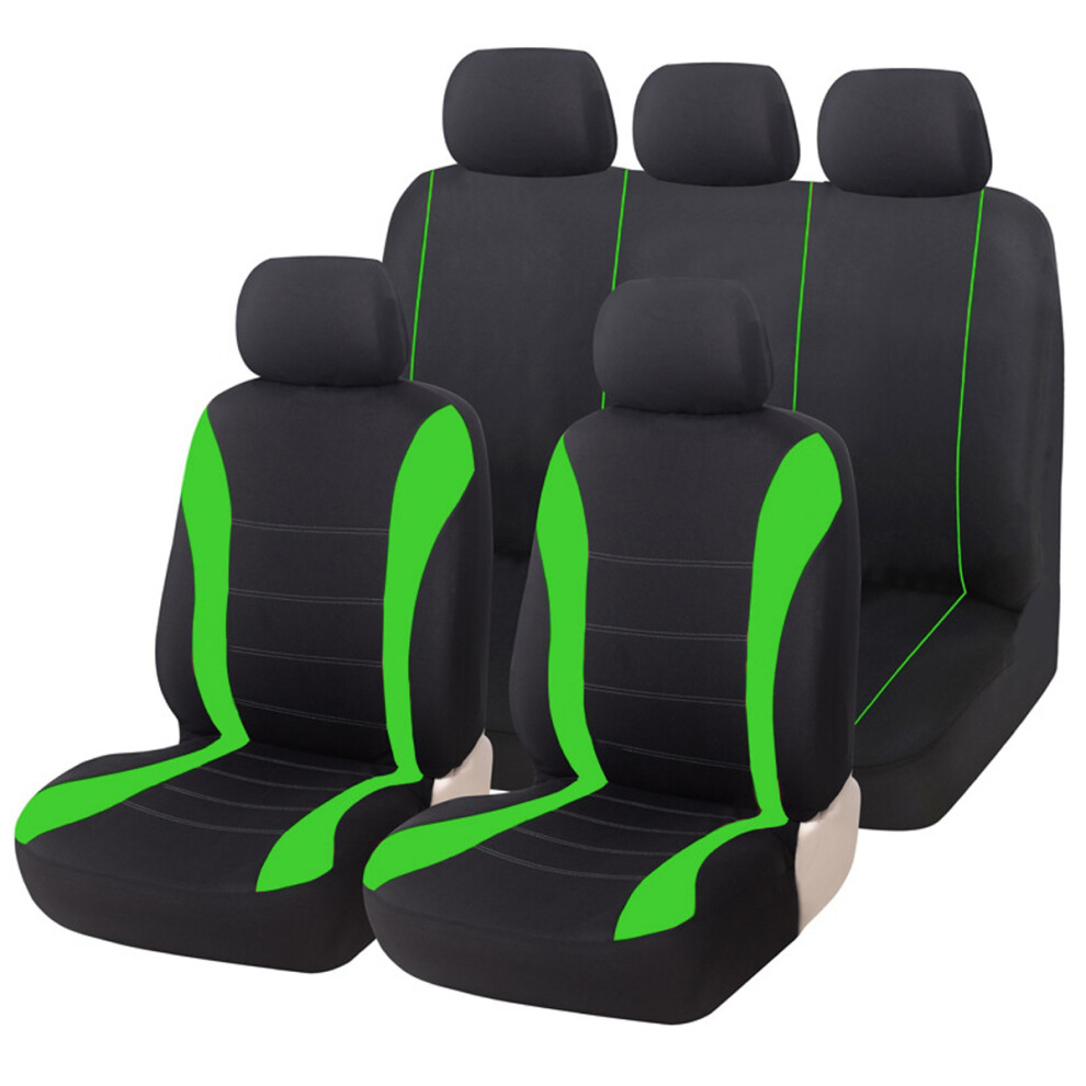 Car Seat Covers Full Set 4 Front & Rear, Easy Installation Seat Protectors W/ Breathable Mesh Fabric, Universal Fit 4 Most Vehicles 9139052755277