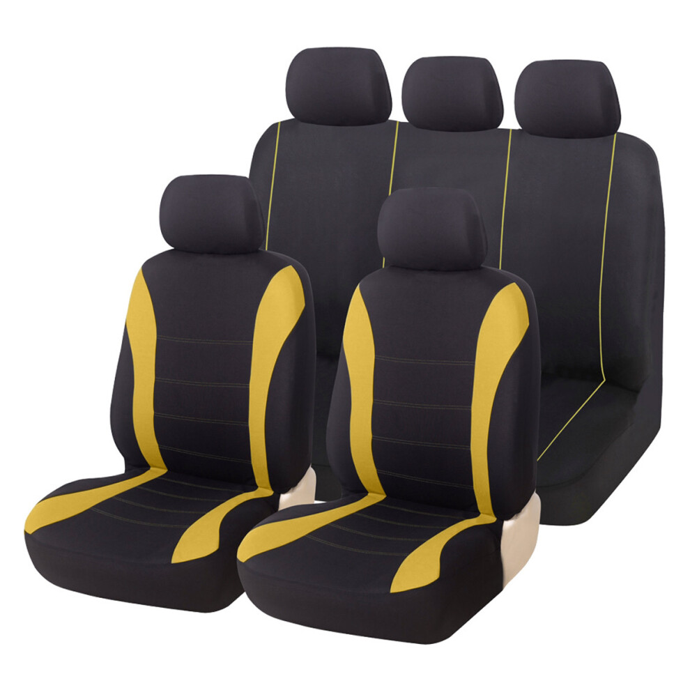 Car Seat Covers Full Set 4 Front & Rear, Easy Installation Seat Protectors W/ Breathable Mesh Fabric, Universal Fit 4 Most Vehicles 9139052755284