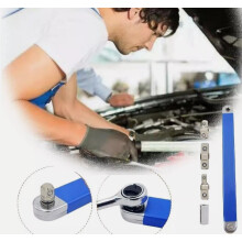 Conjunto de Chaves Extensoras para Áreas Confinadas, com Corrente Especial de Alta Resistência e Estrutura em Aço Carbono.