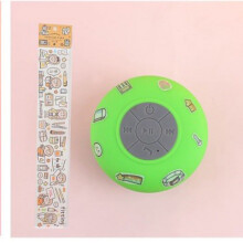 Waterproof Bluetooth Shower Speaker With Suction Cup Design Sound For Bathroom Kitchen And Pool,Universal Compatibility Handsfree Calling Wireless