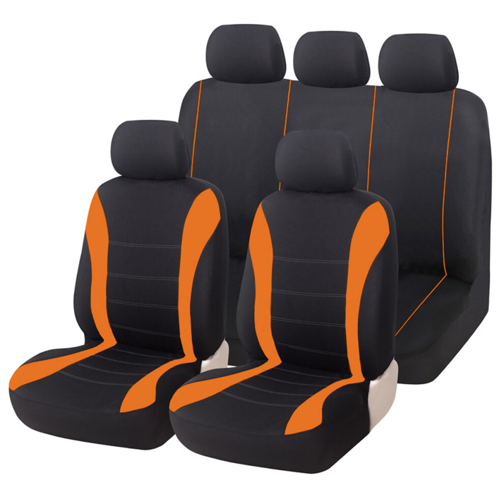 Car Seat Covers Full Set 4 Front & Rear, Easy Installation Seat Protectors W/ Breathable Mesh Fabric, Universal Fit 4 Most Vehicles 9139052755291