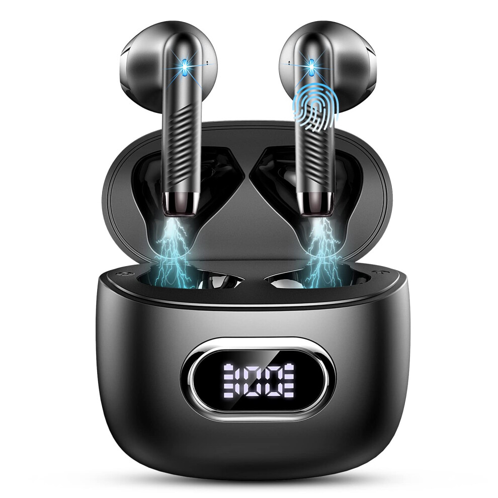 Bluetooth 5.3 Inear Headphones Wireless Enc Dual Mic, 42H Deep Bass Noise Cancelling Ip7 Waterproof 9426802975499