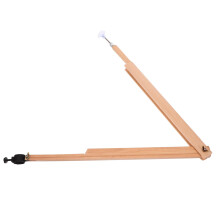 Professional Woodworking Compass Made of Robust Wood, Large Drawing Tool for Precise Geometric Drawings in the Classroom for Teachers and Durable