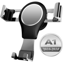 Magnetische houder voor Audi A1 8X 2010-2018, slim ontwerp met 360 graden rotatie, eenvoudige installatie, autotelefoonhouder voor de meeste