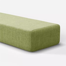 Gap filler for beds with removable cover, mattress extension (Green, 90x15x20cm)