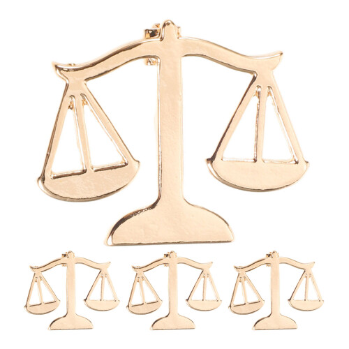 4 Pièces Épingle Boutonnière Avocat - Broche Justice