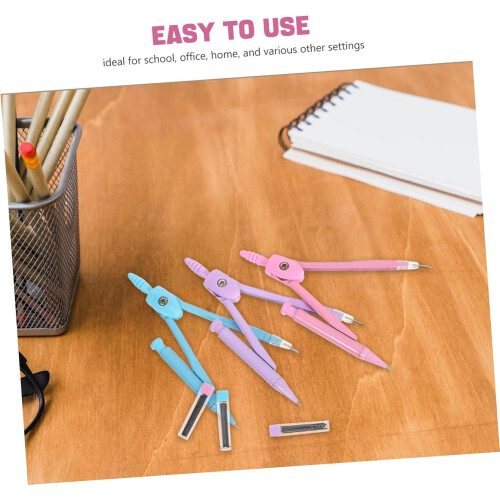 3Er Sets Zirkel School Compass Drafting Tools For Mathematics Teaching Math Compass Metal 1