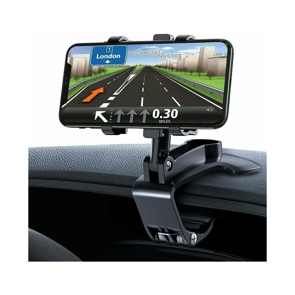 Car Phone Mount, Dashboard Cell Phone Holder For Iphone And Android Phones, Easy Installation For Broad Compatibility (4.0-7.0 Inches) 9139052742291