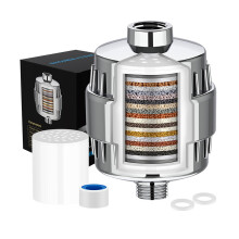 15 Stage Shower Filter with Vitamin C for Hard Water Water Softener Shower Head Filter