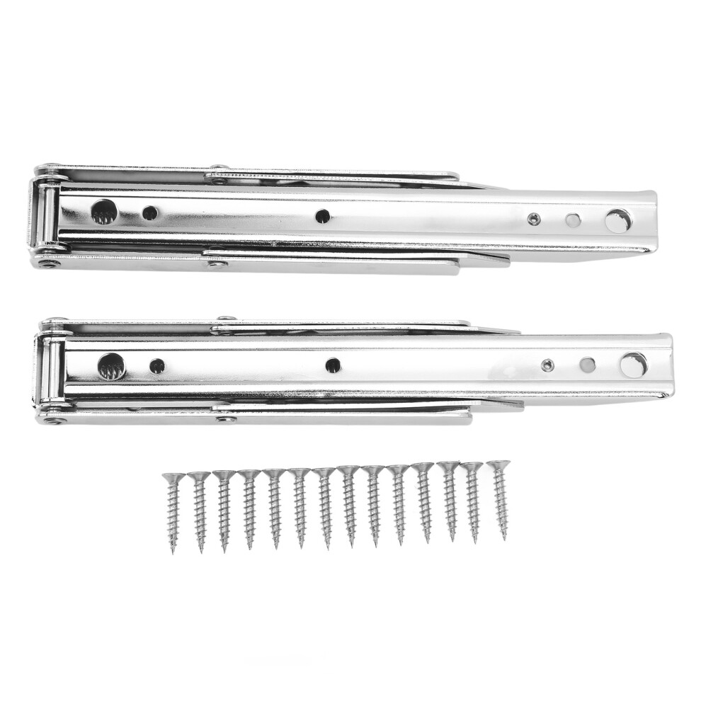 Heavy Duty Folding Shelf Brackets Cold Rolled Steel Corrosion Resistance Strong Support Foldable Wall Mounted Space Saving Stable 4 Office Garage 9139052809697