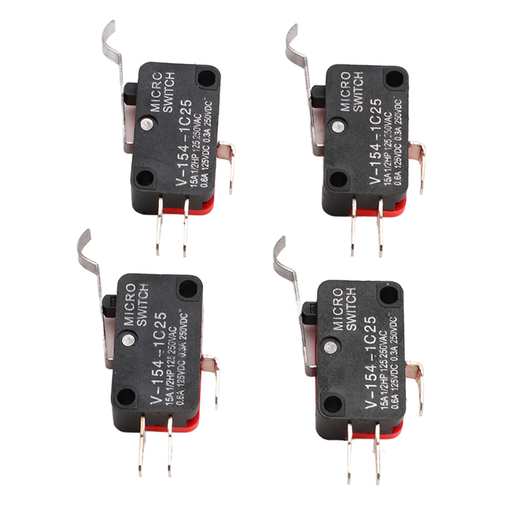 Cherry Switch Micro Limit Switch Long Hinge Roller Lever Arm Momentary Spdt Snap Action 4 Mechanical Part Movement Control Automatic Machine 9139052809956