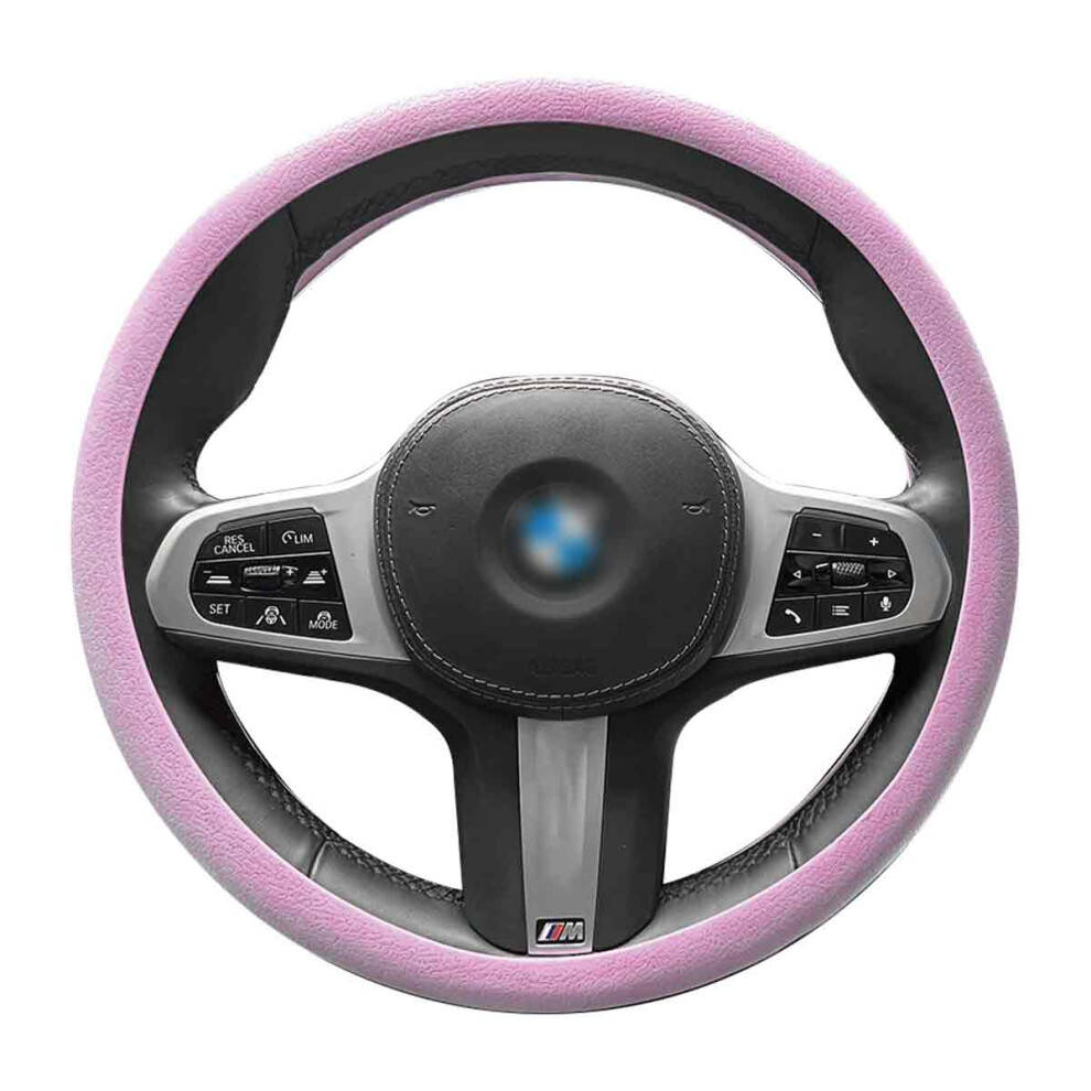 Car Steering Wheel Protector, Warm In Winter & Cool In Summer Design 4 All Seasons, Silicone Universal Fit Cover W/ Sweat Absorbent Surface 9139052756977