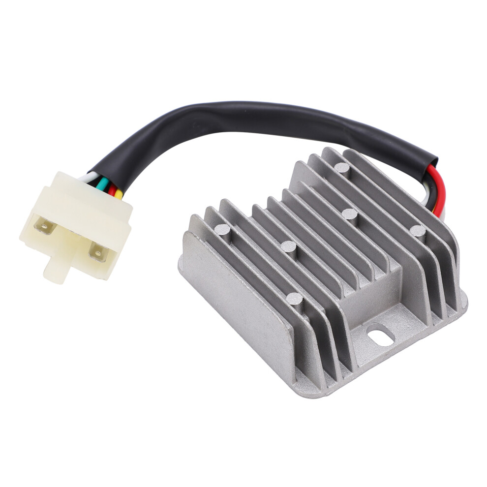 Motorcycle Voltage Regulator Rectifier Dissipates Excess Voltage Enhanced Cooling Efficiency Prevents Battery Overcharging Sturdy Aluminum Alloy 9139052813946