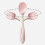 Silicone Feeding Spoon and Fork  Ergonomic Grip First Stage Learning Set Pink 5