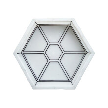 High Quality Polypropylene Hexagonal Cement Mold for