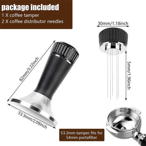 2 in 1 Espresso Hand Tampers Espresso Distribution Tools Set 2