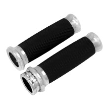Kestävät moottoripyörän kädensijat, yhteensopivat Harley Precision Machined4:n kanssa. Optimaalinen mukavuus ja tyyli, helppo asennus.
