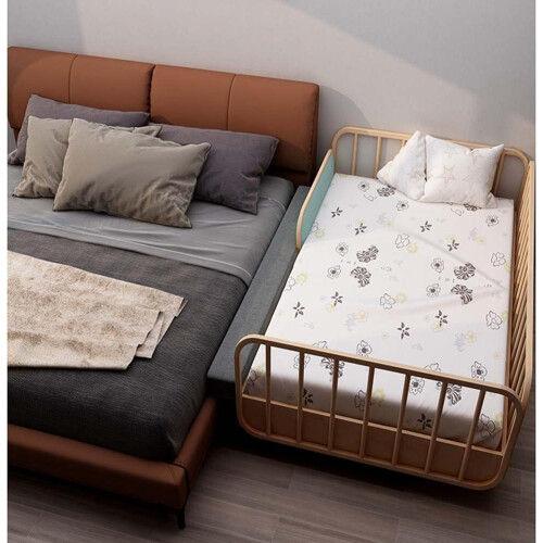 Memory Foam Bed Bridge Extender Set Double to King/Queen Conversion Gray 2