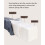 Memory Foam Bed Bridge Extender Set Double to King/Queen Conversion Gray 4