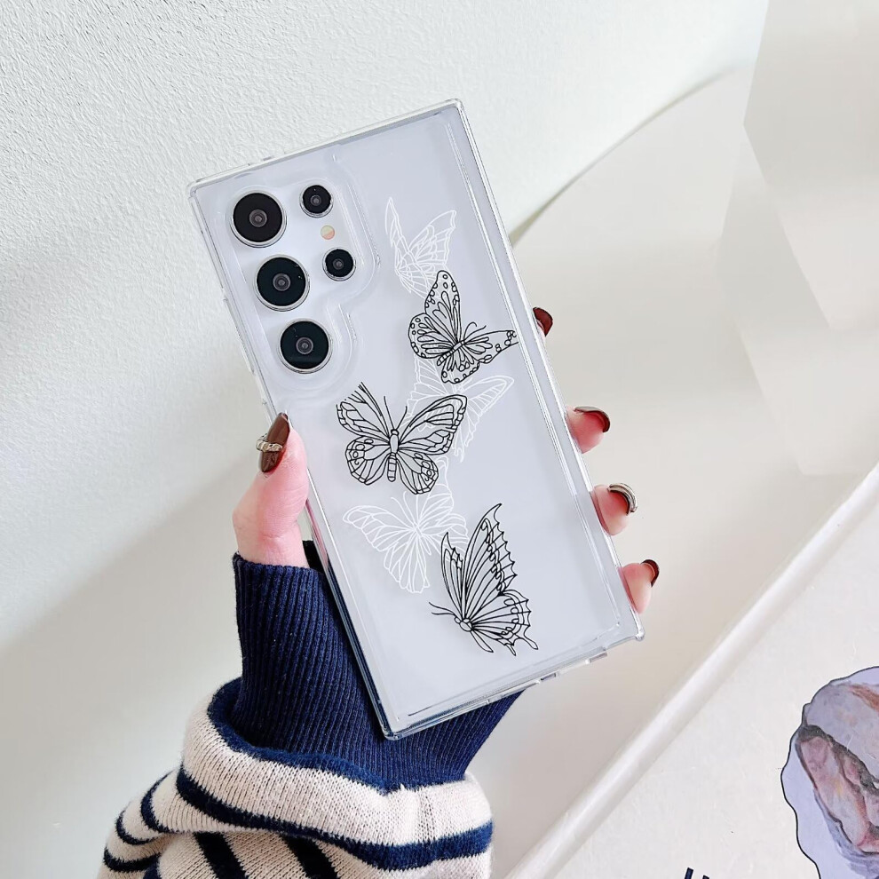 Miagon Butterfly Series Soft Silicone Cover For Samsung Galaxy S24 9365049462037