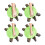 Turtles Design Floor Cleaning Pad Easy Operations Double Side-S 7