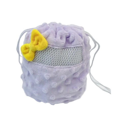 Comfortable Hamster Carriers Bag Soft Warm Space for-Purple