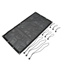 Pare-soleil de bikini en maille avec protection thermique, anti-UV et réduction du bruit du vent pour Jeep Wrangler, en PVC durable pour une longue