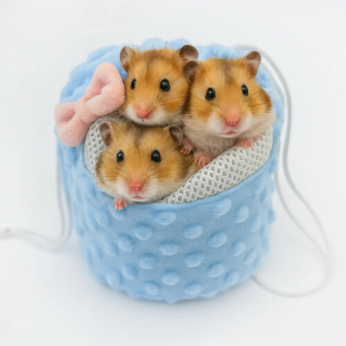 Comfortable Hamster Carriers Bag Soft Warm Space for-Purple 2