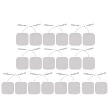 20 Stück 5x5cm Muskelstimulator-Elektrodenpads aus-2,0 Löcher