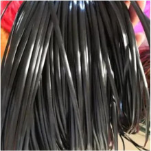 5mm Synthetic Rattan Weave Flat PE Kit for DIY Furniture 16.4ft Black