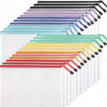 Dicke, wasserdichte Netztaschen im A4-Format – 24er-Pack