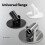 Lot de 1 support modifiable-couleur acier inoxydable 7