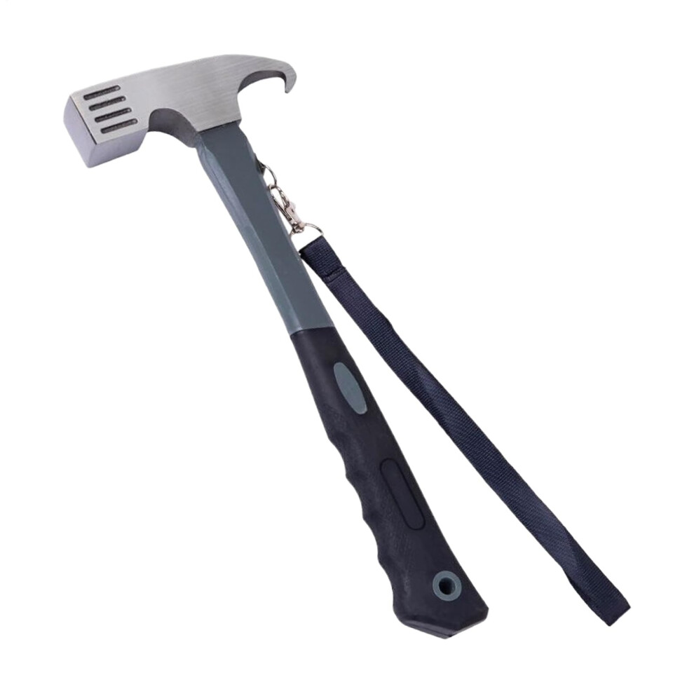 Zelthammer Tent Peg Hammer Multifunctional Outdoor Tool With Ergonomic Grip For Camping, Hiking, And Climbing Gear 9426802976922