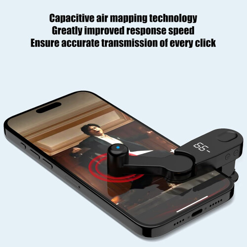 Speed Clicker Finger Response Tester for Game Training Manual Clicker Tool Tap Simulator for Speed Test, Reflex Counter, Exercise Device, Touch Base 1