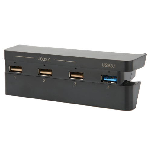 Επιπλέον θύρες USB για PS4Slim, απρόσκοπτη εξυπηρέτηση με πολλαπλές θύρες USB, ευρεία 2