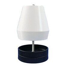 Chauffe-bougie chauffe-plat, four Ă bougie-noir et blanc