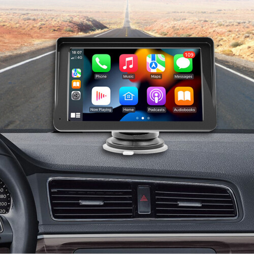 Ασύρματο Apple Carplay4Car, Φορητό στερεοφωνικό αυτοκινήτου 7" με αυτόματη σύνδεση 1