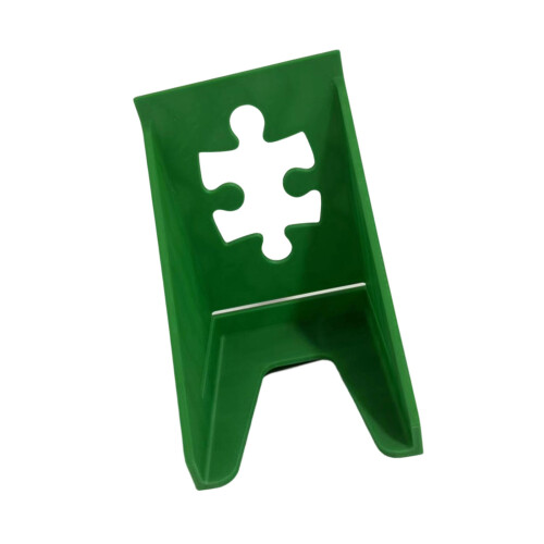 Support de boîte à puzzle artisanal à partir de matériaux à-Vert