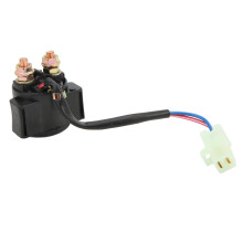 Relè di avviamento di ricambio per motore GY6 Elevata potenza di avviamento Riduzione della corrente elettrica di avviamento Relè solenoide di
