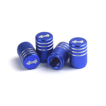 Ventieldopjes van aluminiumlegering, uitstekende afdichting, ronde ventieldop met rubberen afdichtingsring, antisliptextuur voor verbeterde grip.