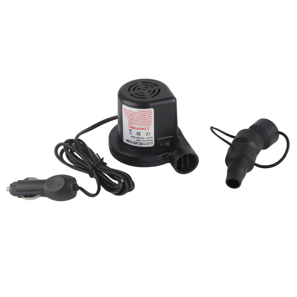 Universal Inflator Deflator Pump, 2 In 1 Power Adaptor High Volume Low Pressure Electric Air Pump W/ 3 Different Nozzles 4 Inflatables Queen Size Air 9139052815698