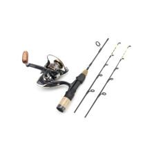 Fishing Rod Winter Ice Fishing Rod With Reel Set Carbon Pole Ice Fishing Gear
