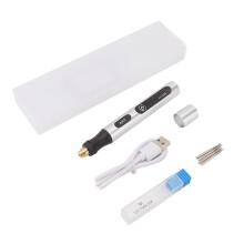Kevyt langaton kaiverruskynä, USB-ladattava, säädettävä nopeuskaiverrustyökalu, kompakti muotoilu, liukumaton kahva, pyörivä työkalu