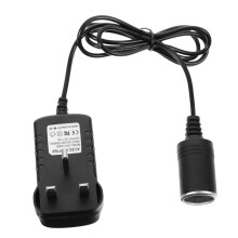 Abs Shell Vehicle Power Converter Cigarette Lighter Adapter Safeguard Features Vehicle Compatibility 12V DC 24W