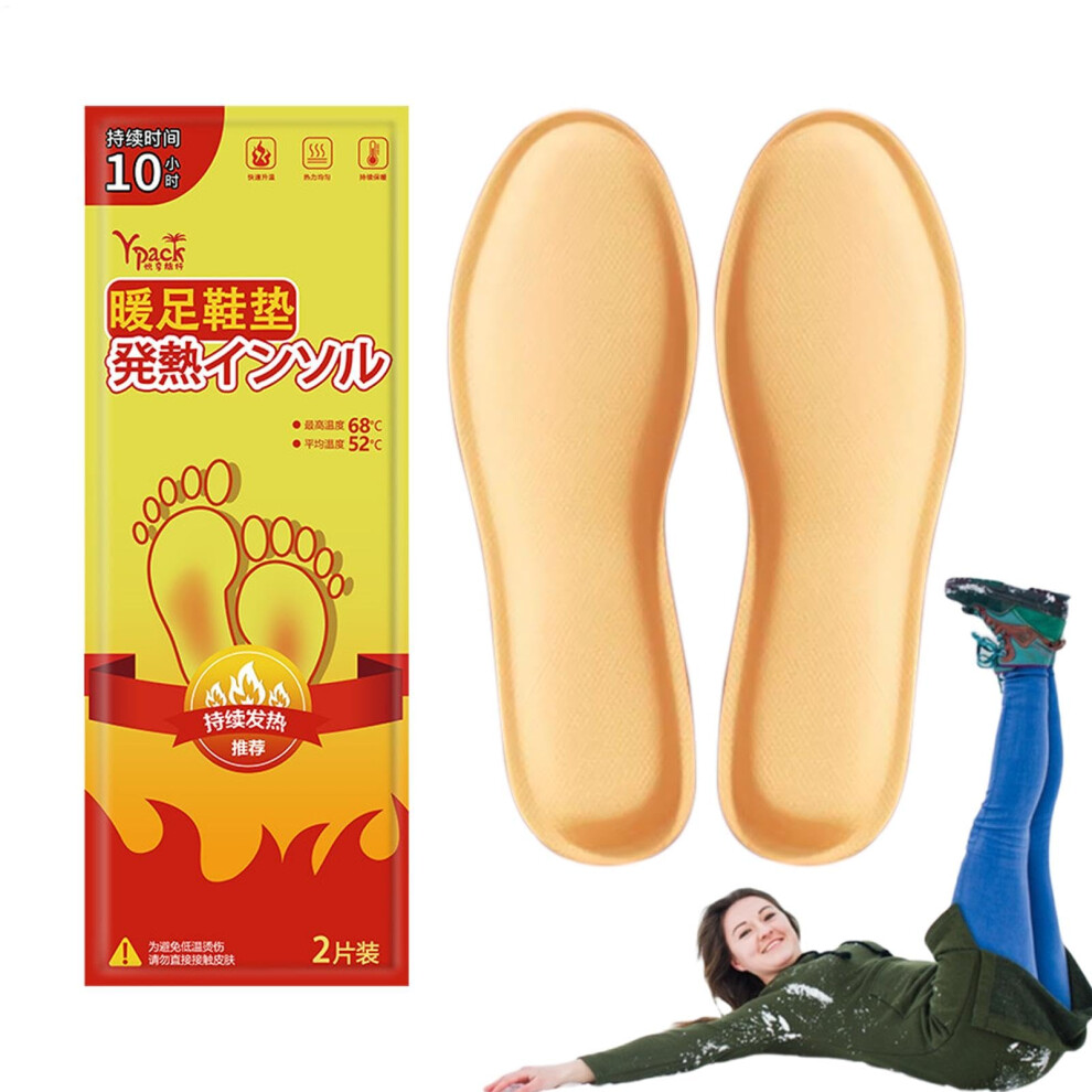 Insole Foot Warmers LongLasting Heat Heated Insoles 2X Pack Unisex Safe Odorless For Men And Women