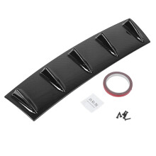 Déflecteur aileron de requin pour pare-chocs arrière - Compatible avec tous les modèles - Décoration raffinée - Style automobile - Résistant