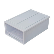 Stackable Plastic Drawer for Clothes, Shoes and Accessories, Space Saving Storage Box for Closet, Bedroom and Home, Blue (Small)