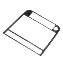 Embellecedor de consola central con acabado de fibra de carbono duradero, compatible con VW Touareg 2011-2018. Tapicería resistente a arañazos y