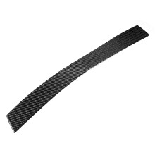 Embellecedor adhesivo interior para salpicadero de coche, cubierta de panel resistente al desgaste con protección UV de fibra de carbono para Audi