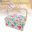 Sewing Basket Large Capacity 2Layer Organizer With Handle Classic Fabric Design For Scissors Thread Pins Needles 3